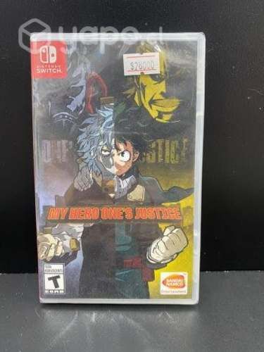 Nintendo switch My Hero one justice
