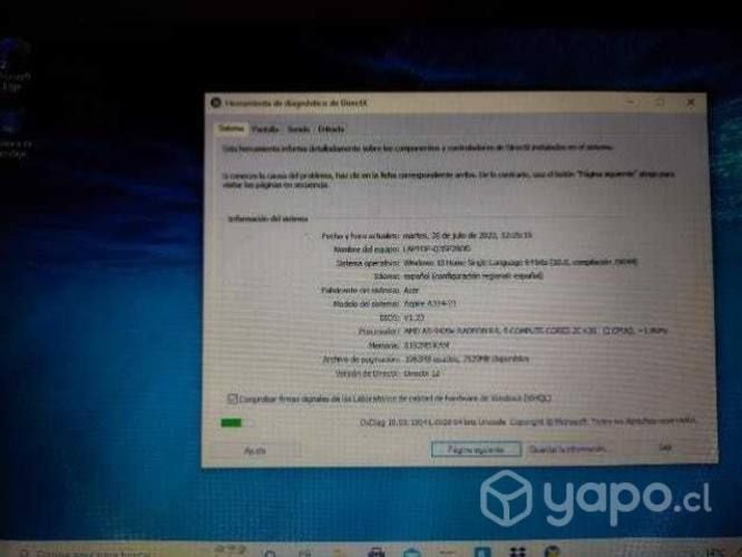 Notebook Acer Aspire 3