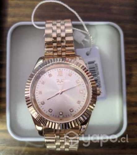 Reloj 19V69 color oro rosa mujer