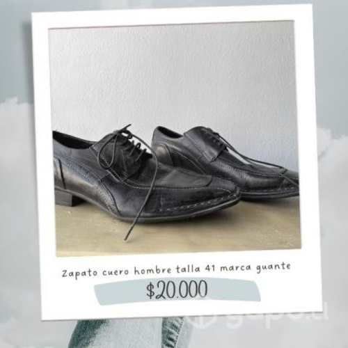 Zapatos cuero hombre