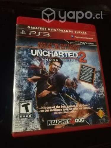 Uncharted 2 ps3 game of the year edition