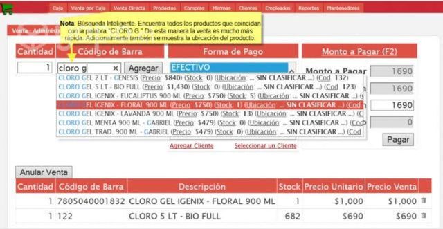 Sistema con Boleta Electrónica (SII)