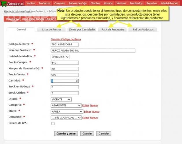 Sistema con Boleta Electrónica (SII)