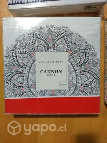 Sábanas Cannon 180 hilos 2 plazas Queen ORIGINALES
