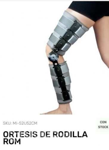 Ortesis de rodilla rom. ortopedia