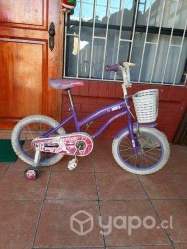 Bicicleta aro 16 de niña