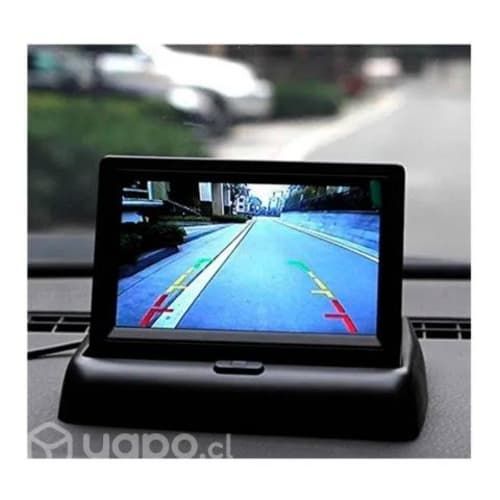 Pantalla Camara Auto Retrovisor Retroceso Rebatibl