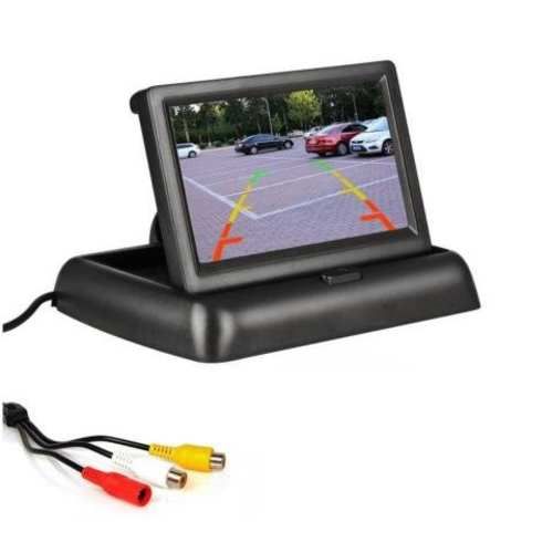 Pantalla Camara Auto Retrovisor Retroceso Rebatibl