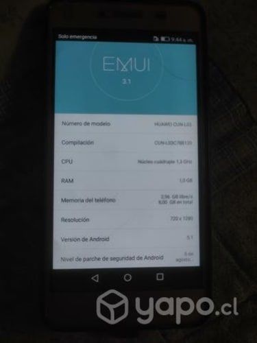 Celular android Huawei y5 lte android
