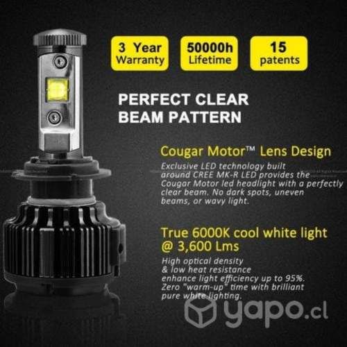 Luces Turbo Led Multi Voltaje C/ Canbus 60w 7200 L