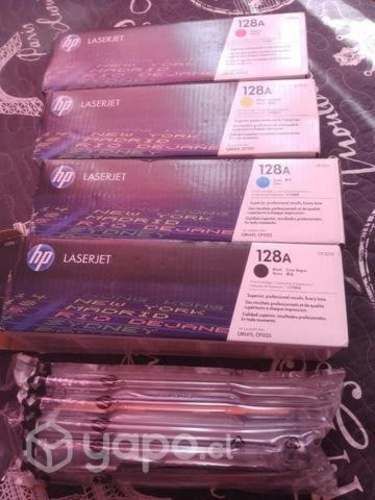 4 tintas hp 128A nuevas