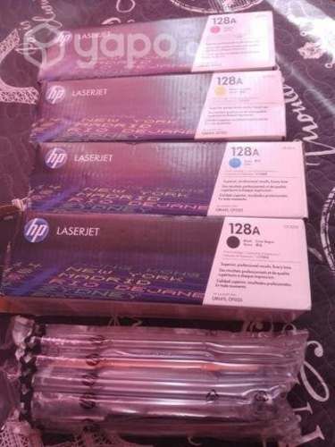 4 tintas hp 128A nuevas