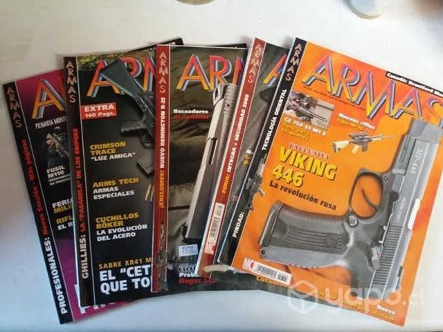 Revistas Armas N° 283, 285, 323, 324, 325 PACK 1