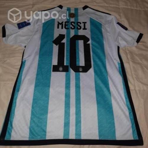 Polera de futbol Messi 3 estrellas
