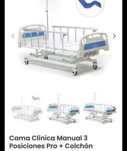 Catre Clínico tres posiciones manual