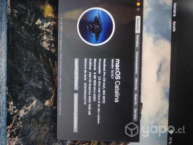 Computador Macbook Pro 2012