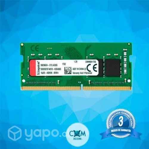Memoria ram notebook ddr4 8gb 2400-2666 mhz