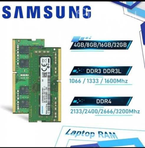 Memorias RAM Samsung para Laptop