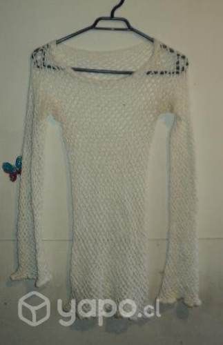 Chaleco a Crochet Calado