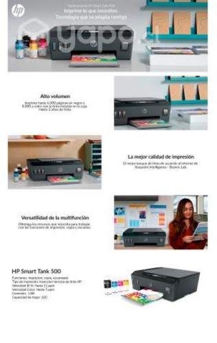 Multifuncional impresora hp smartank