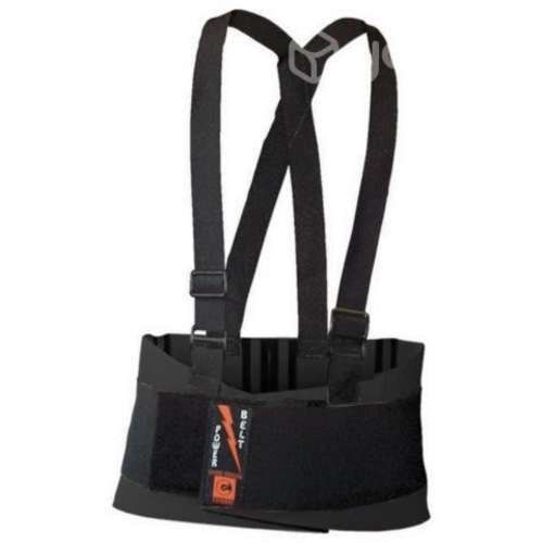 Faja lumbar elasticada negra powerbelt