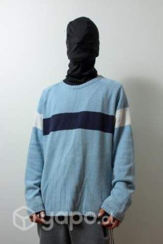 Chaleco delgado celeste talla M