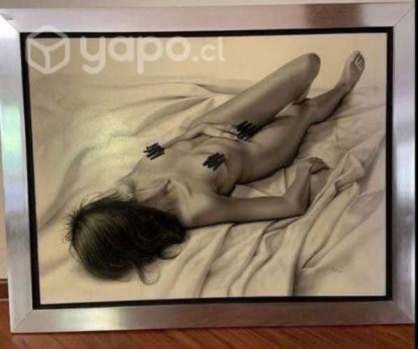 Pintura Hiperrealista del Artista Mora - Censurada