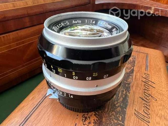 Lente Normal Nikon 50 mm 1.1,4 Nikkor auto S Pre