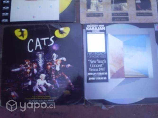 Laser disc son 8 en total