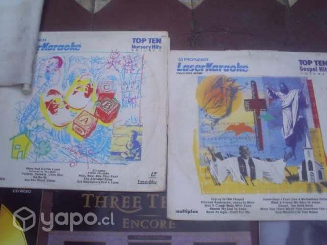 Laser disc son 8 en total