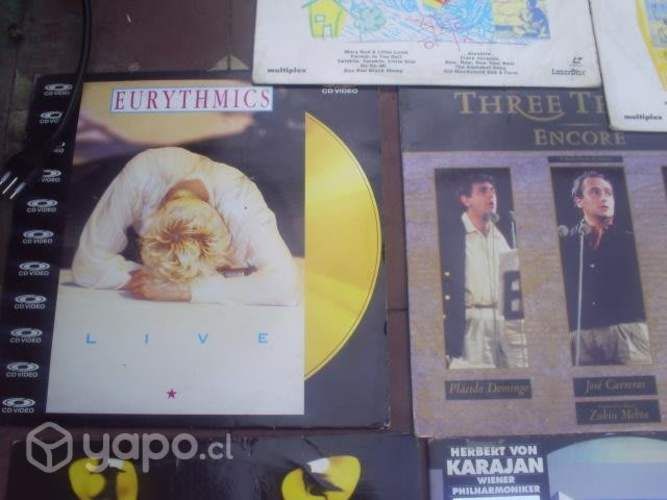 Laser disc son 8 en total