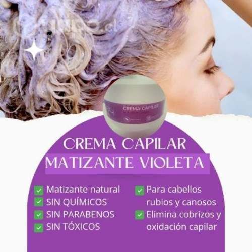 Crema matizante violeta capilar