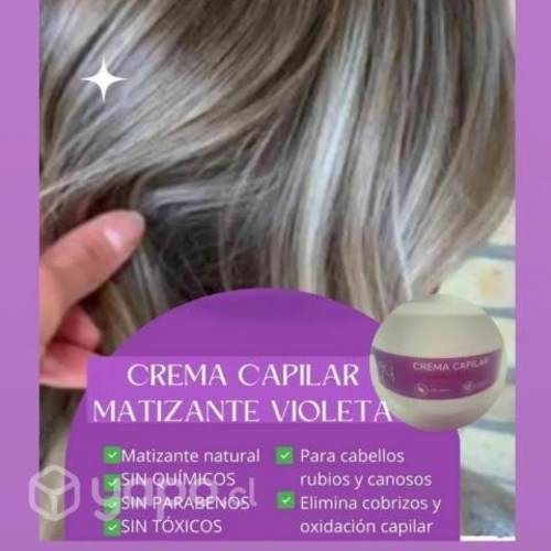 Crema matizante violeta capilar