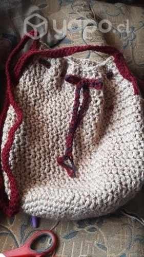 Bolsos morrales a crochet