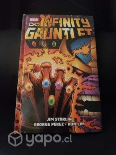 Cómic Infinity Gauntlet de Jim Starlin Tapa Dura