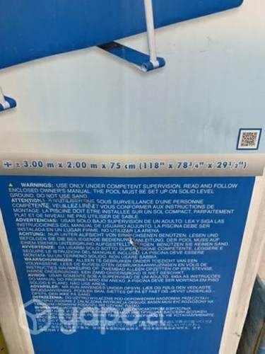 Piscina armable 2x3 mts