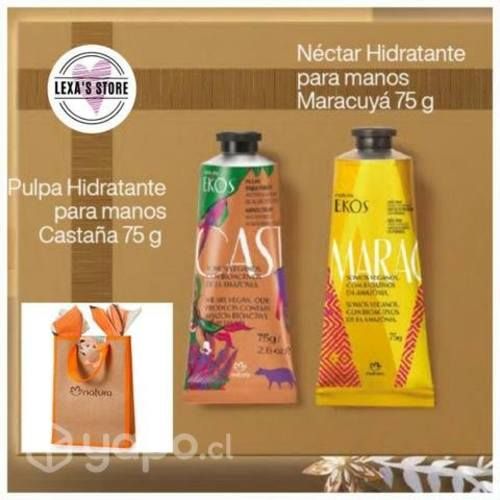 Kit Crema de Manos Ekos Natura/ Diseño navideño