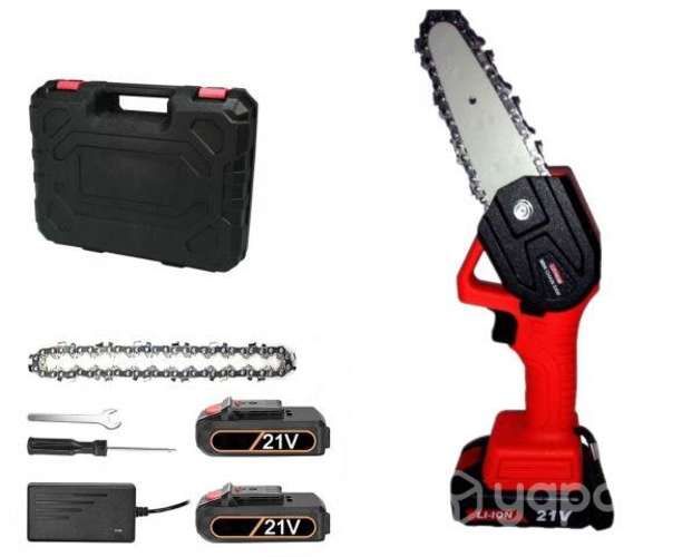 Mini Sierra podadora inalámbrica - 2 Baterias 21V