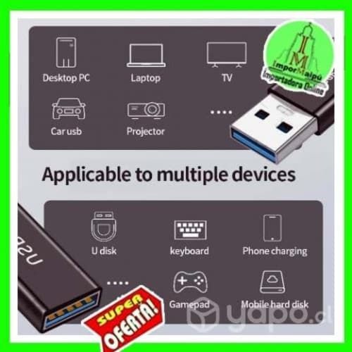 Adaptador USB a USB 3.0 Conector USB macho a US