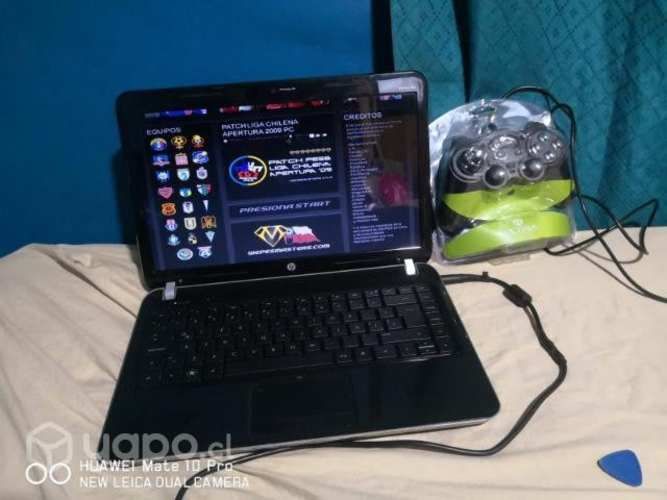 Notebook hp dv4 con ssd de 120gb +500gb y 6gb ram
