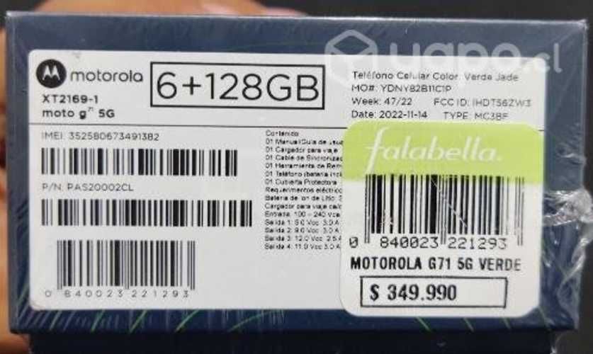 Celular nuevo sellado con boleta