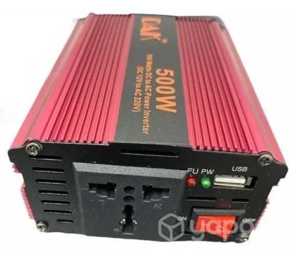 Inversor Voltaje Corriente 12V a 220V de 500W DAK