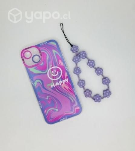 Funda carcasa para iPhone 14 con colgante