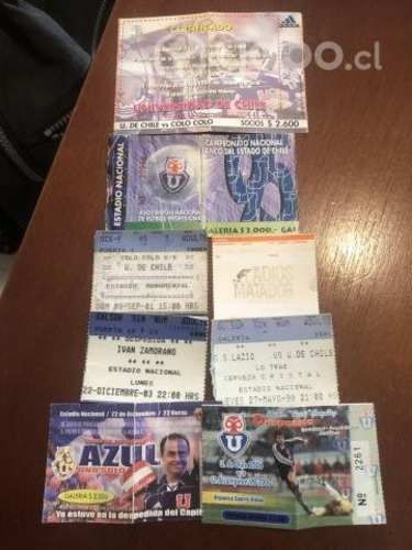 Entradas del recuerdo U. de chile