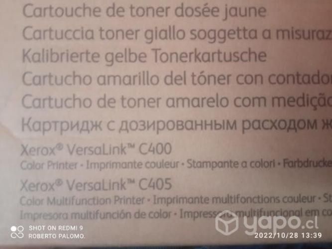 Toner xerox versalink c400/c405 yellow original