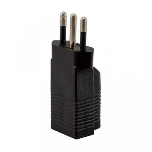 Adaptador enchufe 220v/110v negro