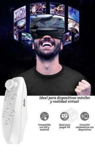 Lente Visor Gafas Realidad Virtual + Mini Gamepad