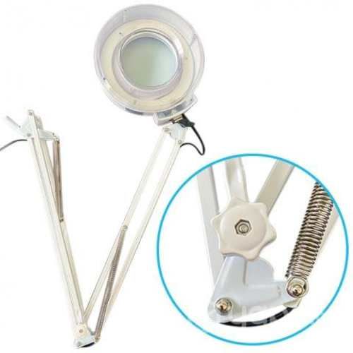 Lámpara Lupa 3 Dioptrias 22W Pedestal Base Ruedas