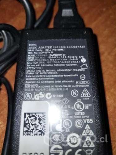 Transformador DELL 19.5V 3,31A