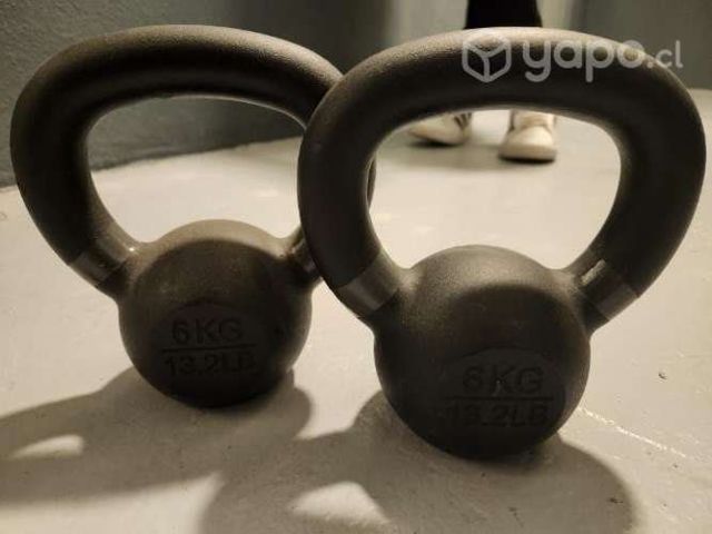 Kettlebell 6 y 8 kilos
